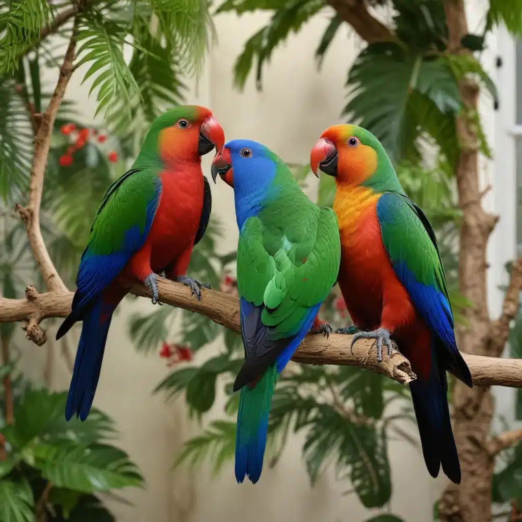 Eclectus Elegance: Designing Habitats to Showcase the Beauty of These Stunning Parrots