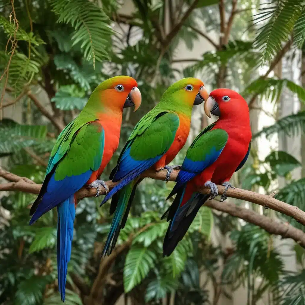 Eclectus Elegance Estate: Designing Habitats to Showcase the Beauty of These Stunning Parrots