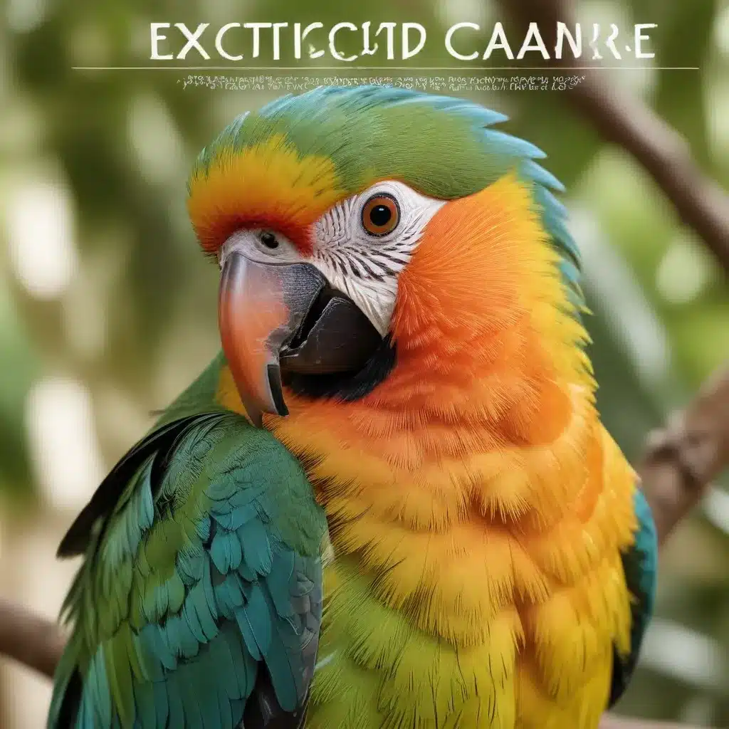 Exotic Bird Care: Embracing the Unique Challenges and Joys of Owning a Single Exotic Bird
