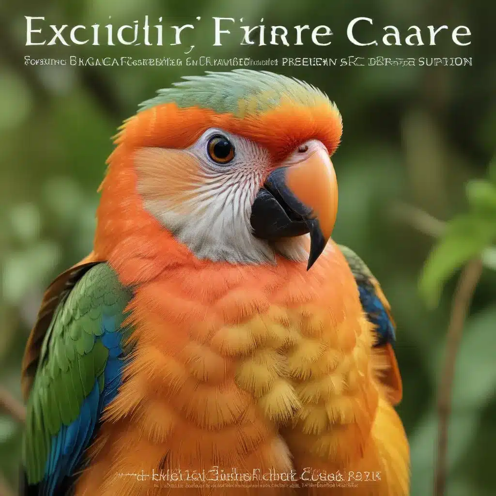 Exotic Bird Care: Fostering a Lifelong Passion for Avian Conservation and Preservation
