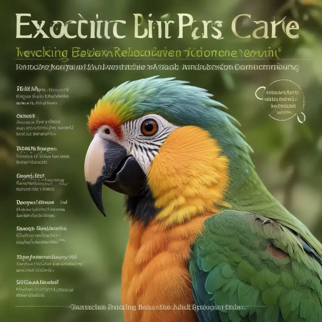 Exotic Bird Care: Unlocking the Mysteries of Avian Behavior and Communication