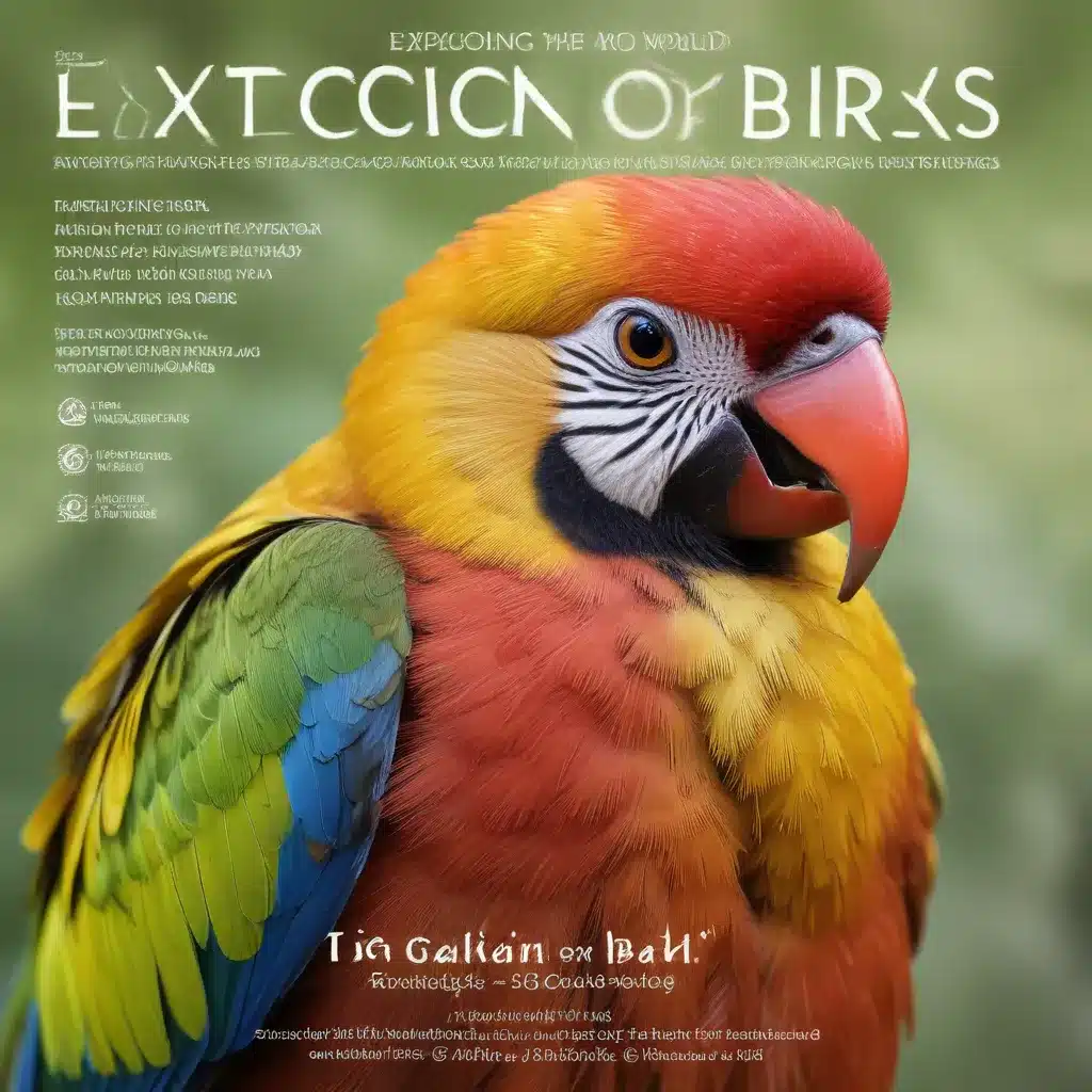 Exploring the World of Exotic Birds: Nutritional Guidance for Unique Species
