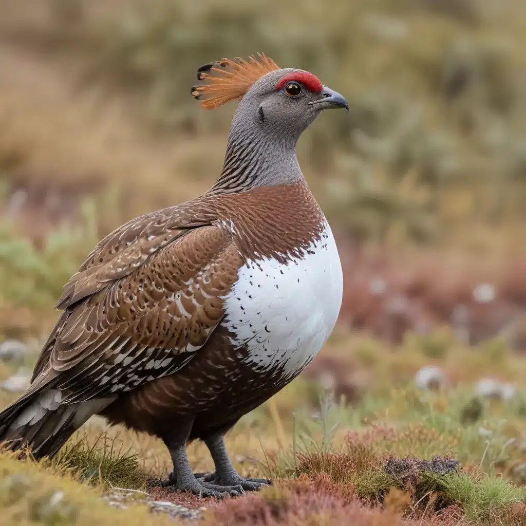 Long term trend and short-term dynamics of a willow grouse population